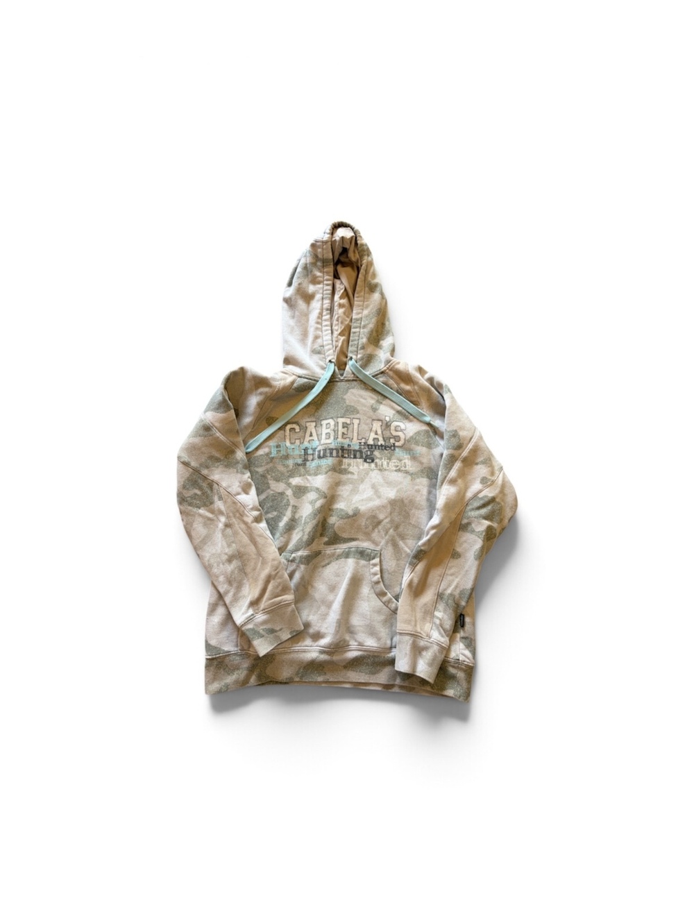 Cabela’s Camo Hunting Hoodie – Men’s Small 🦌🌲
